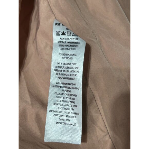 P.E. Nation Women's Colorblock Man Down Windbreaker Jacket Hood Size 2XS 3224 - Picture 11 of 16